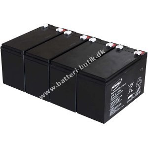 Powery Bly-Gel Batteri til UPS APC RBC 31 9Ah 12V