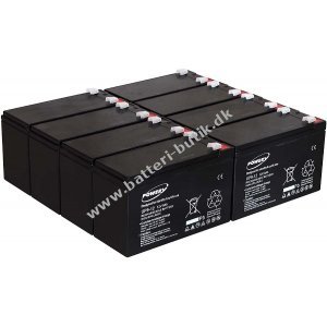 Powery Bly-Gel Batteri til UPS APC RBC 105 9Ah 12V