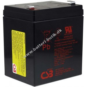 CSB High Rate Blybatteri HR1221WF2 12V 5,1Ah