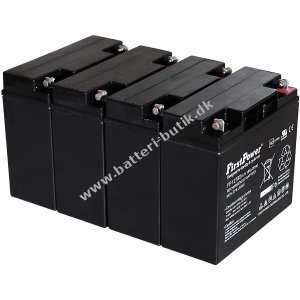 FirstPower Bly-Gel Batteri til FIAMM FG21803 12V 18Ah VdS