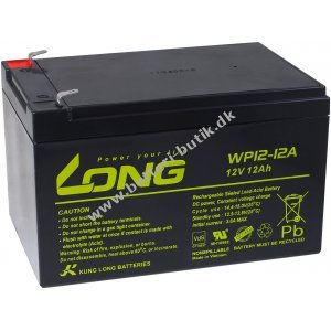 KungLong Blybatteri WP12-12A kompatibel med Panasonic LC-RA1212PG1