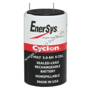 Enersys / Hawker Blybatteri, Blei-Zelle X Cyclon 0800-0004 2V 5,0Ah