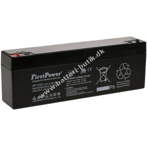 FirstPower Bly-Gel Batteri FP1223 VdS 12V 2,3Ah