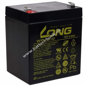 Long Blybatteri WP4.5-12 12V 4,5Ah
