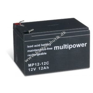 Powery Blybatteri (multipower) MP12-12C Cyklisk