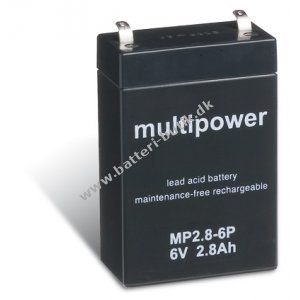 Powery Blybatteri (multipower) MP2,8-6P