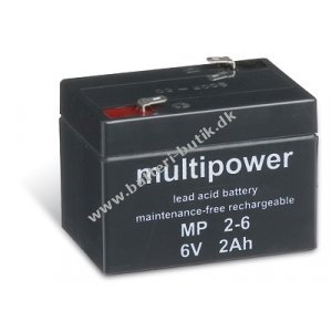 Powery Blybatteri (multipower) MP2-6