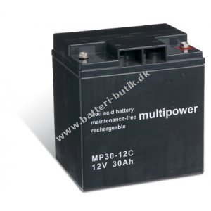 Powery Blybatteri (multipower) MP30-12C Cyklisk