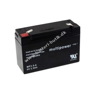 Powery Blybatteri (multipower) MP3,5-4