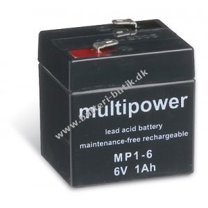 Powery Blybatteri (multipower) MP1-6