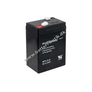 Powery Batteri til Peg Perego Polaris Sportsman 400 6V 4,5Ah (erstatter også 4Ah 5Ah)