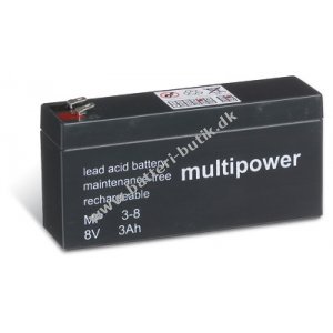 Powery Blybatteri (multipower) MP3-8