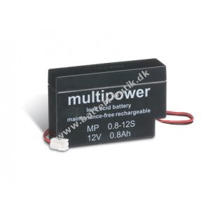 Powery Blybatteri (multipower) MP0,8-12JST