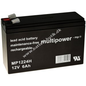 Powery Blybatteri (multipower) MP1224H Highrate-Type