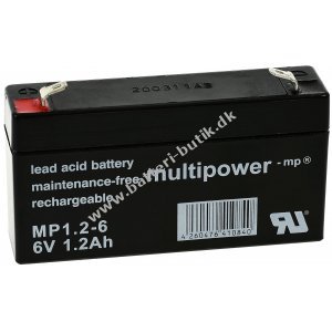 Powery Blybatteri (multipower) MP1,2-6
