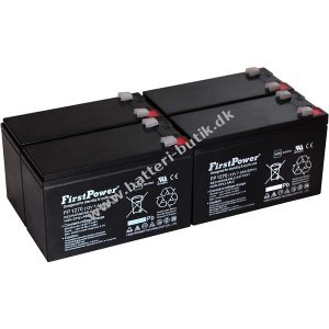 FirstPower Bly-Gel Batteri erstatter Panasonic LC-R127R2PG 7Ah 12V