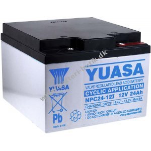 YUASA BlyBatteri NPC24-12I (Deep Cycle)