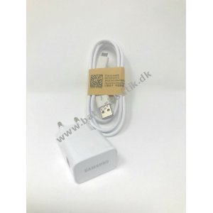 Original Samsung Lade-Adapter 2,0A inkl. USB-Lade-Kabel til Samsung Galaxy S3/S3 mini