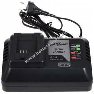 Ferrex Activ Energy Universel oplader 20?V 40?V – 4?A Hurtigoplader med beskyttelsesradioer