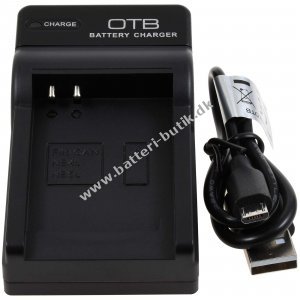 Lader, Ladestation DC-K til Batteri Canon NB-4L NB-5L