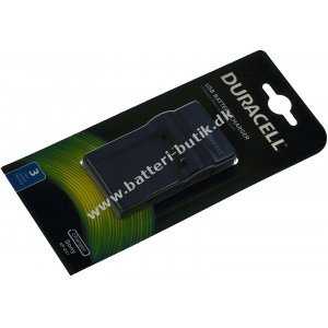DURACELL Lader med USB-Kabel, kompatibel med Sony Batteri-Type DRSBX1, NP-BX1