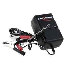Plug-in Lader Ansmann ALCS2/24 til Bly- und Blygel Batterier