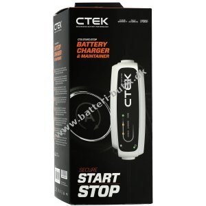 CTEK CT5 Start-Stop Batteri Lader til køretøjer med Start-Stop Teknologi 12V 3,8A