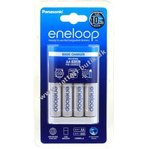 Lader Panasonic eneloop BQ-CC18 inkl. 4x Panasonic eneloop AA 1900mAh