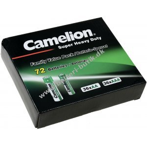 Camelion Batterier Spare-St - 36x LR6/AA + 36x LR03/AAA