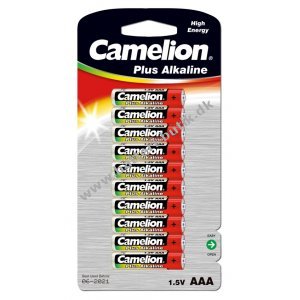 Batterier Camelion Micro LR03 MN2400 HR03 Plus Alkaline 10er Blister