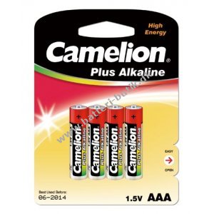 Batterier Camelion Micro LR03  4er Blister