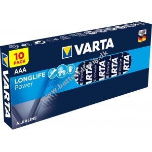 Batterier Varta 4003 Industrial Microcelle LR03 AAA 10er Packung