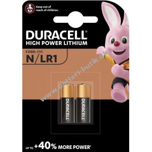 Batterier Duracell Security MN9100 LR1 Lady 2er Blister