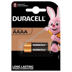 Batterier Duracell Ultra MN2500 LR61 Piccolo AAAA 2er Blister