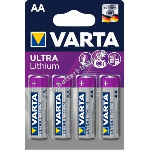 Varta Ultra Lithium L91 Batterier 4er Blister