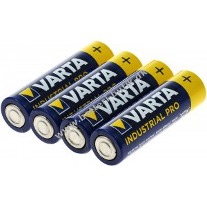 Batterier Varta 4006 Industrial AA Mignon 4er Folie