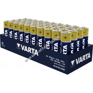 10 x Batterier Varta 4006 Industrial AA Mignon 4er Folie