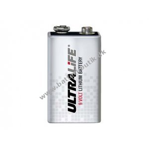 Lithium batteri Ultralife Typ SLM9V 9V-Block