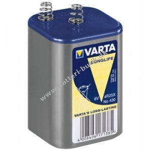Lanternebatteri Varta Typee 0430 4R25 6V-Block