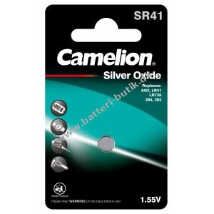 Camelion Slvoxid-Knapcelle SR41 / SR41W / G3 / 392 / LR41 / 192 1er Blister