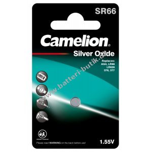 Camelion Sølvoxid-Knapcelle SR66 / SR66w / G4 / LR626 / 377 / SR626 / 177 1er Blister