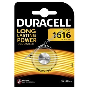 Lithium Knapcelle Duracell CR1616 1er Blister