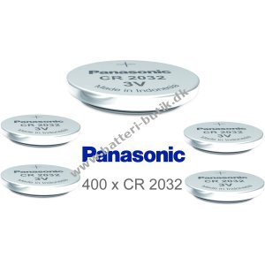 Panasonic Lithium Knapcelle CR2032 / DL2032 / ECR2032 400 stk. løse