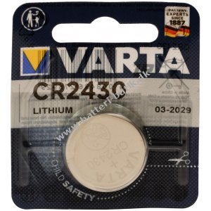 Lithium Knapcelle Batterie Varta Electronic CR2430 3V 1er Blister