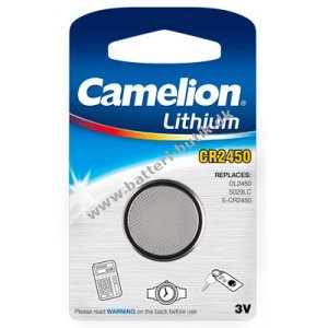 Lithium Knapcelle Camelion CR2450 1er Blister