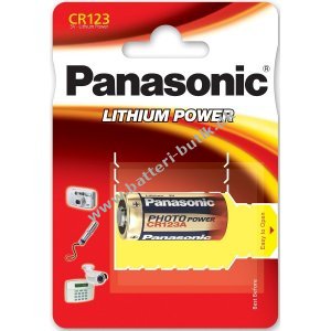 Foto Batteri Panasonic Photo Power 123 CR123A RCR123 1er Blister