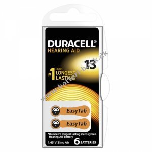 Duracell Høreapparat AE13 6er Blister