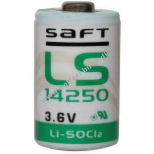 Lithium Batteri Saft LS14250 1/2AA 3,6Volt