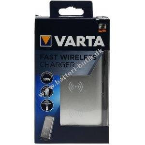 VARTA Fast Wireless Lader Charger til Qi-til smartphones og mobiltelefoner, 2A, 10W