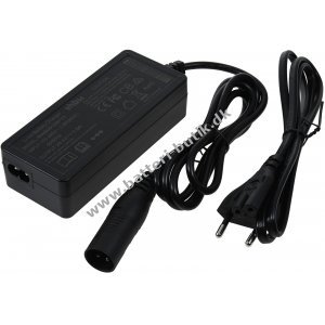 Lader, Strømforsyning Type HP1202L2 til E-Bike-, E-Roller 24V Batteri med 3Pin-Stik til eks. Pedelec